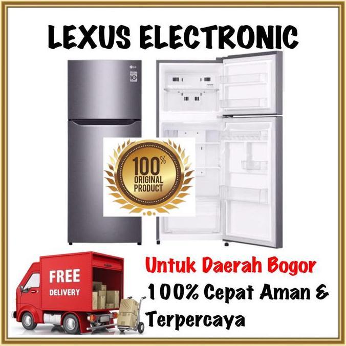 TERLARIS - LG GNB200SQBB KULKAS LG 2 PINTU INVERTER GN-B200SQBB B200SQ LG KULKAS