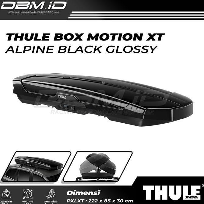 TERMURAH - Roof box Thule Motion XT 700 alpine slim gloss black