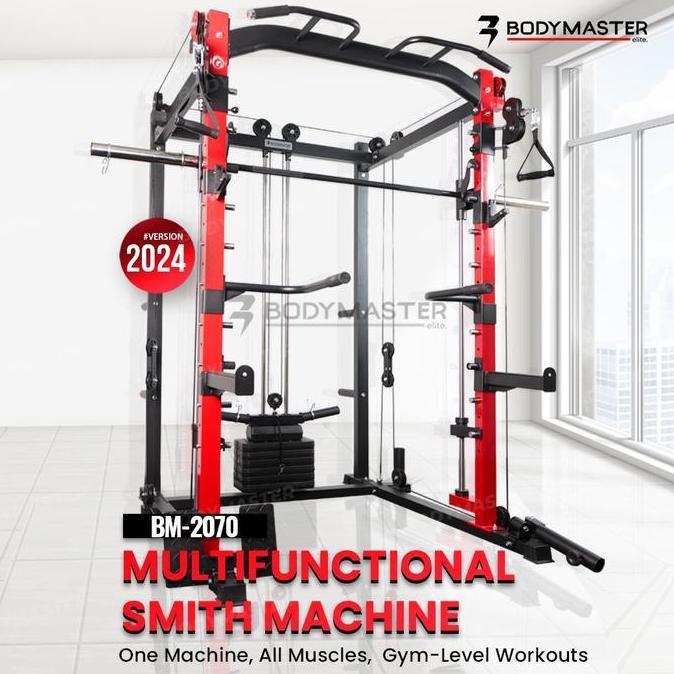 NEW BODYMASTER Smith Machine BM-2070 - Power Rack Functional Bench Press