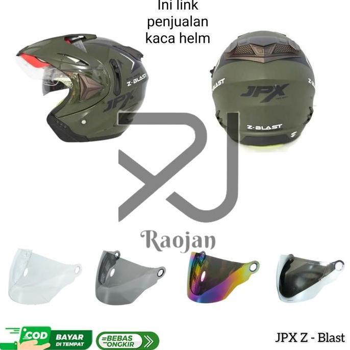 DS10 >> Kaca helm Jpx Z Blast Visor helm Jpx Z Blast