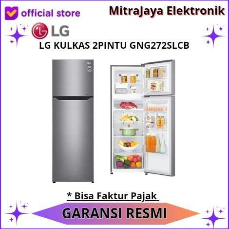 LG GNG272SLCB KULKAS 2 PINTU SMART INVERTER 272Liter GN-G272SLCB