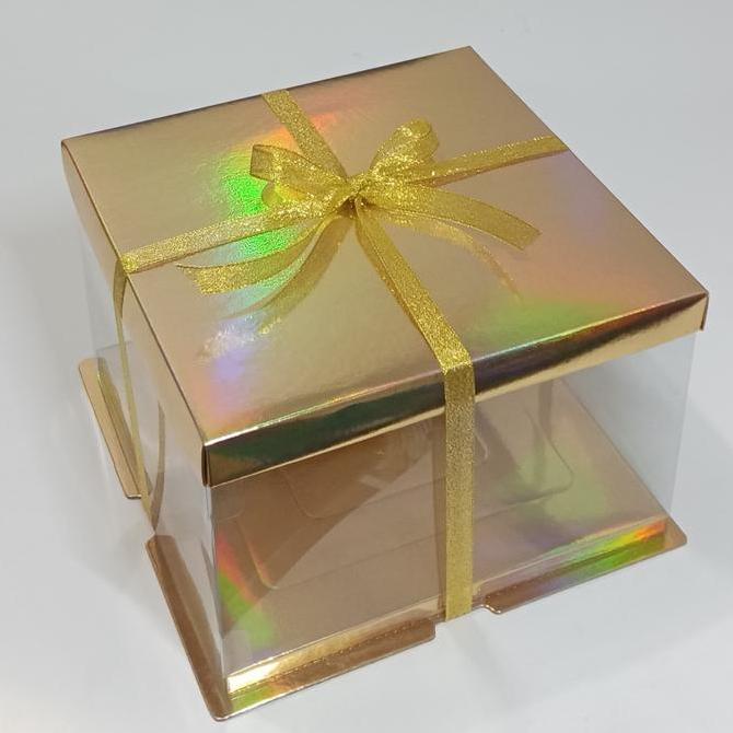 Kotak kue tart mika, lapis legit, gift box, seserahan, sangjit.