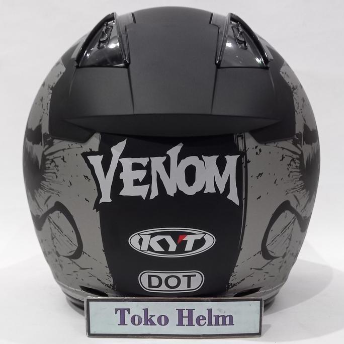 Helm KYT dj maru venom black doff M/L/XL/XXL