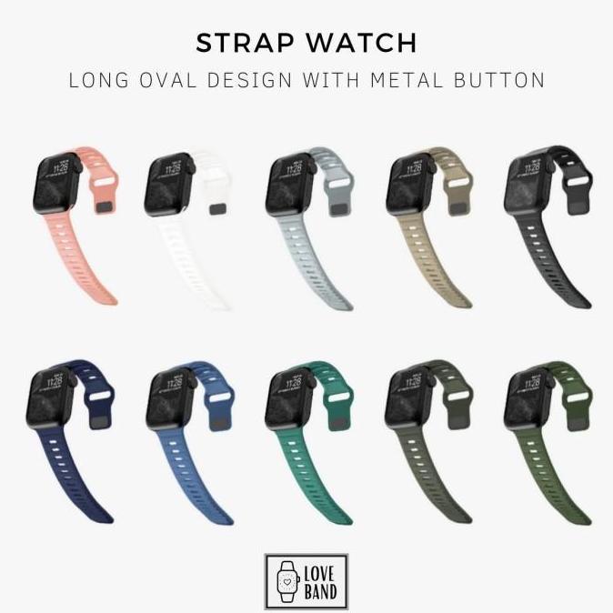 Strap Apple Watch 40mm / Series 4 5 6 SE - OVAL Tali Iwatch Sport Band