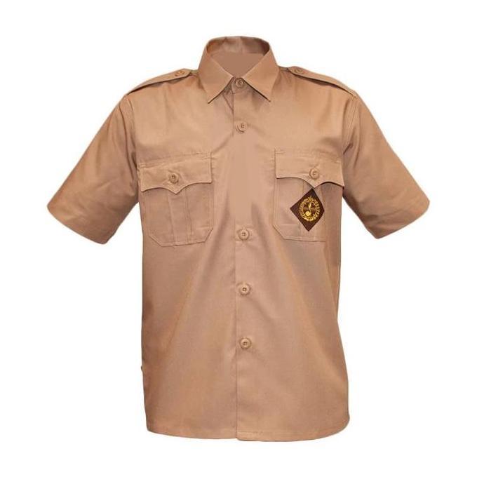Set Seragam Pramuka SMA Pria Celana Panjang Baju Pendek Baju Putra
