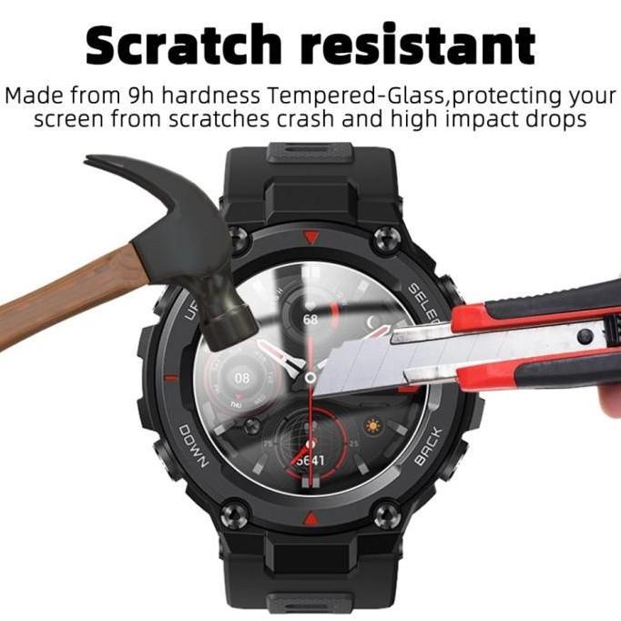 Tempered Glass Anti Gores Screen Guard Amazfit T-REX - T-REX PRO TREX