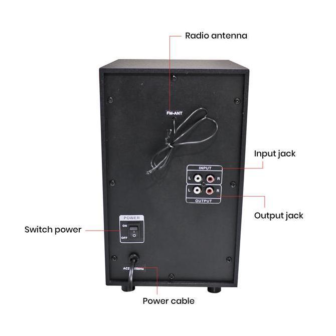 Simbadda Multimedia Speaker CST 2000N+