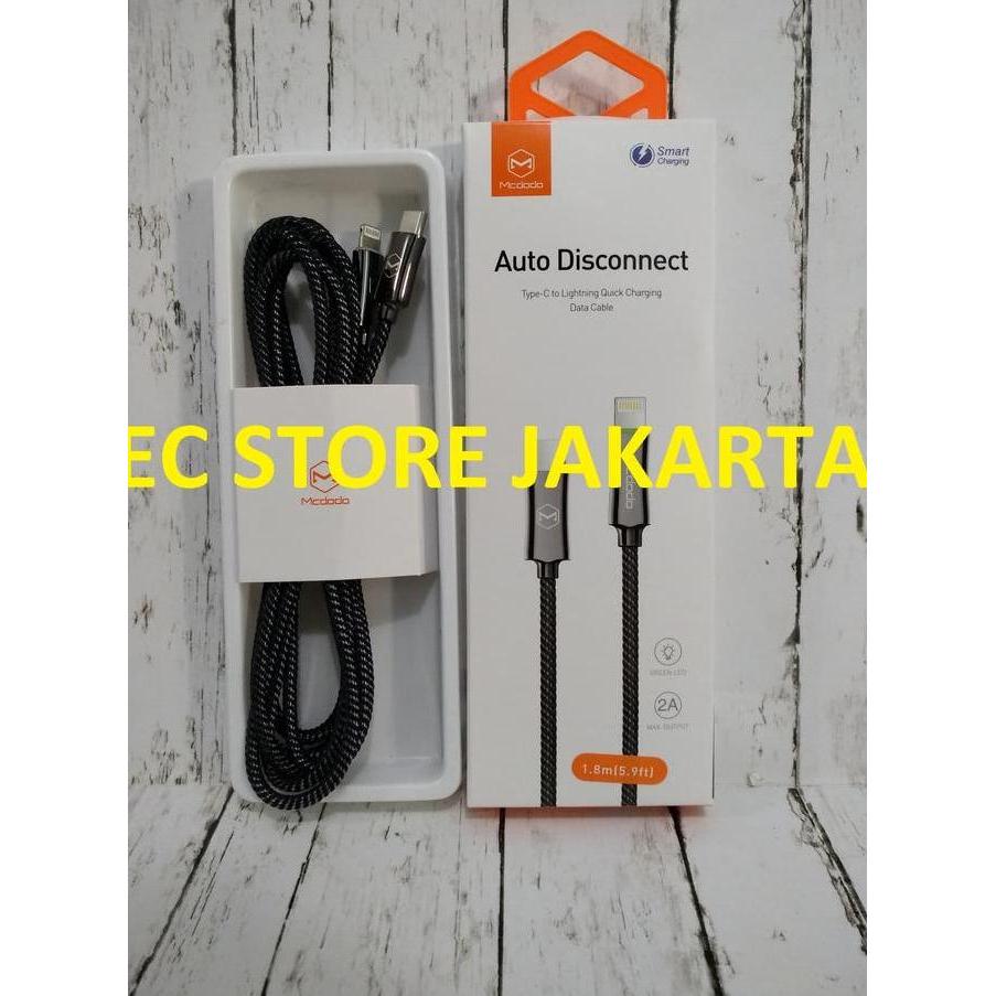 TERMURAH - Mcdodo Auto Disconnect Type C To Lightning Power Delivery Version 1.8M
