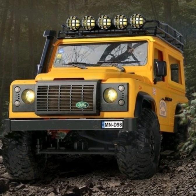 Rc adventure mobil offroad MN99s D99 Full Propo Defender lampu sein Ban Remote Control Baterai Cas R