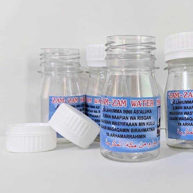 Botol Kosong Air Zamzam 50 cc isi 30 - Zam zam botl 50 ml