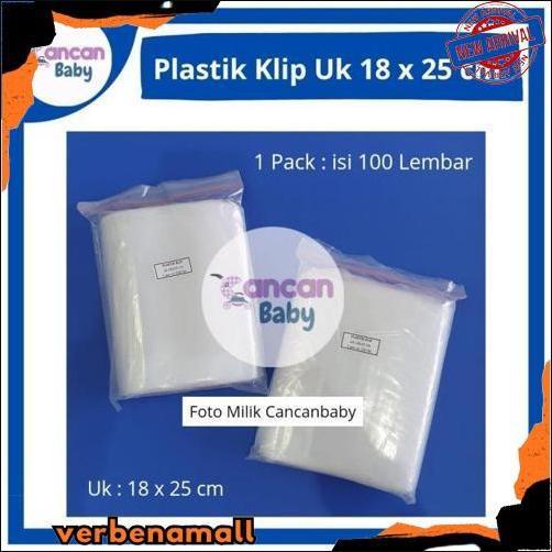 GROSIR Plastik Klip Ziplock 18x25 Zipper Kemasan Hijab Packing Kaos Bungkus Makanan