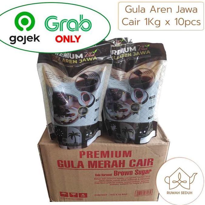 Sirup Gula Aren Jawa Karton 1Kg x 10pcs - Palm or Brown Sugar Syrup ALU