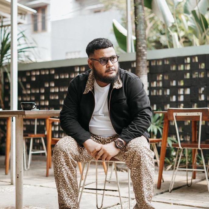 Promo Work jaket pria Jumbo Fatgoods Cotton Twill Black LEOPARD COD