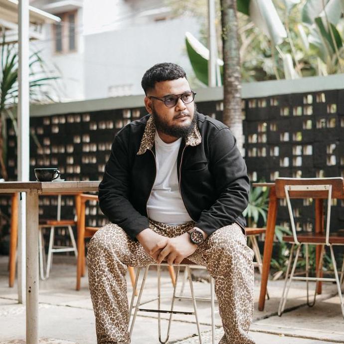 Promo Work jaket pria Jumbo Fatgoods Cotton Twill Black LEOPARD COD