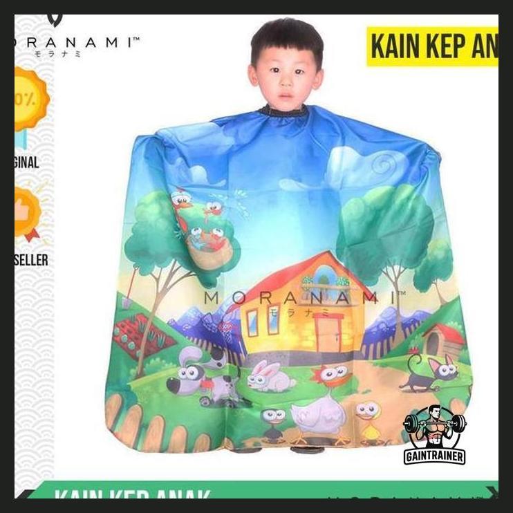 (BARBER) KAIN KEP POTONG RAMBUT ANAK KAIN CUKUR RAMBUT BARBER ANAK POTONG RAMBUT CUKUR