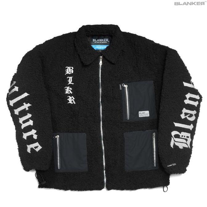 Promo Blanker Sherpa Jacket Black / Triple Pocket / Become Culture COD