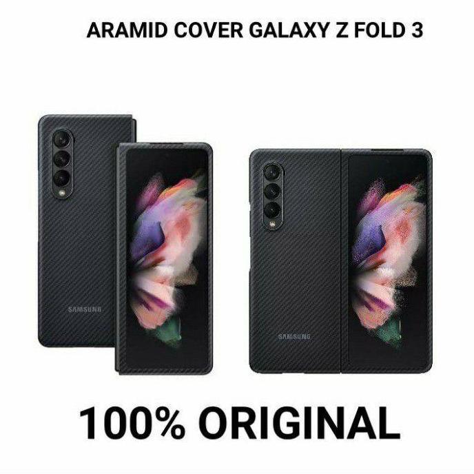 BEBAS ONGKIR - SAMSUNG Z Fold 3 Aramid Cover Fold3 Original Resmi SEIN