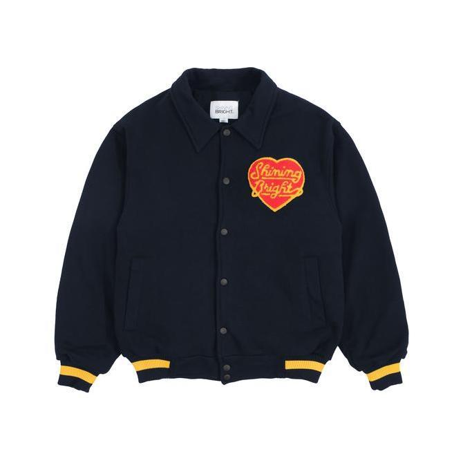 Promo Shining Bright Mad Love Varsity Jacket - Navy COD