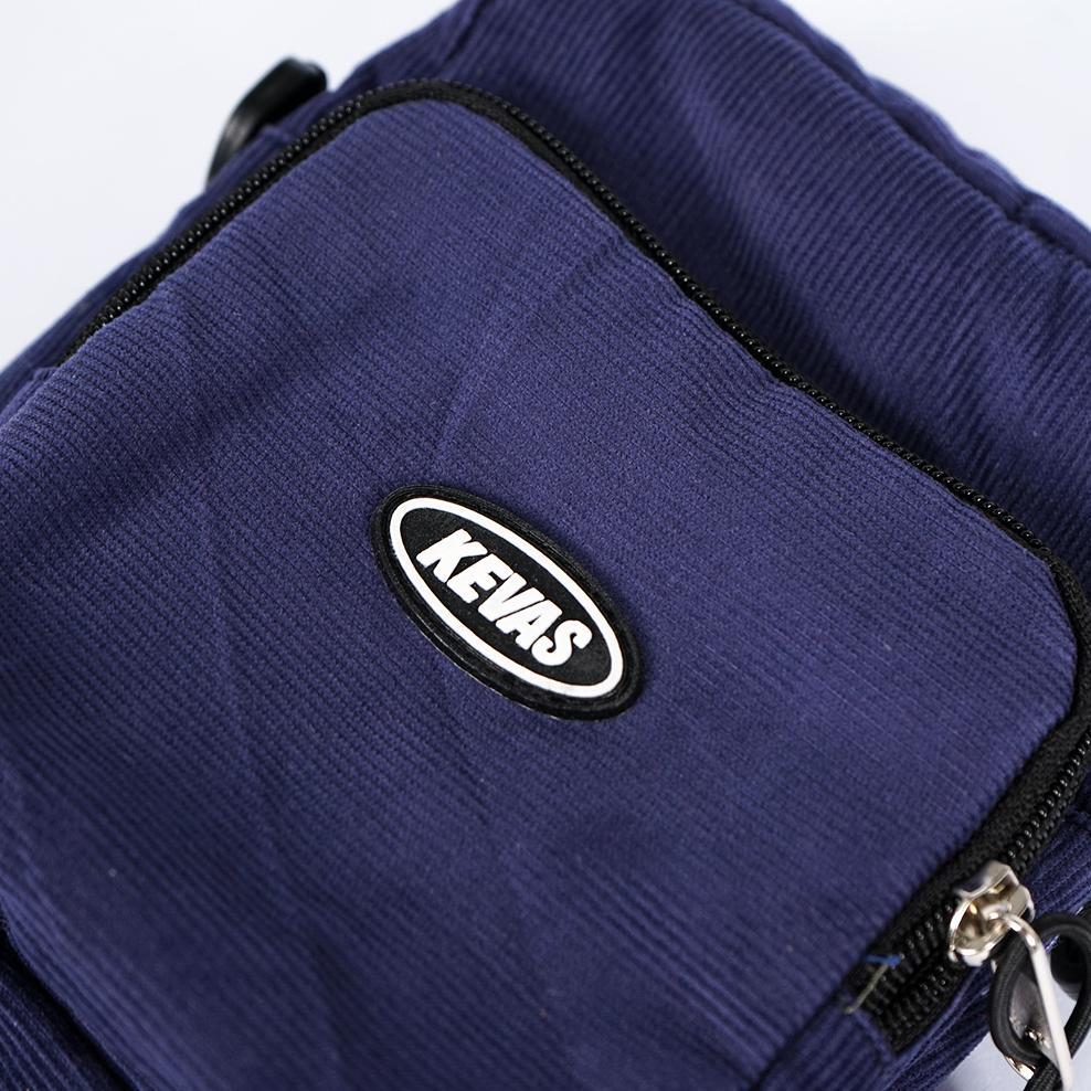Kevas Corduroy Slingbag - Purblue