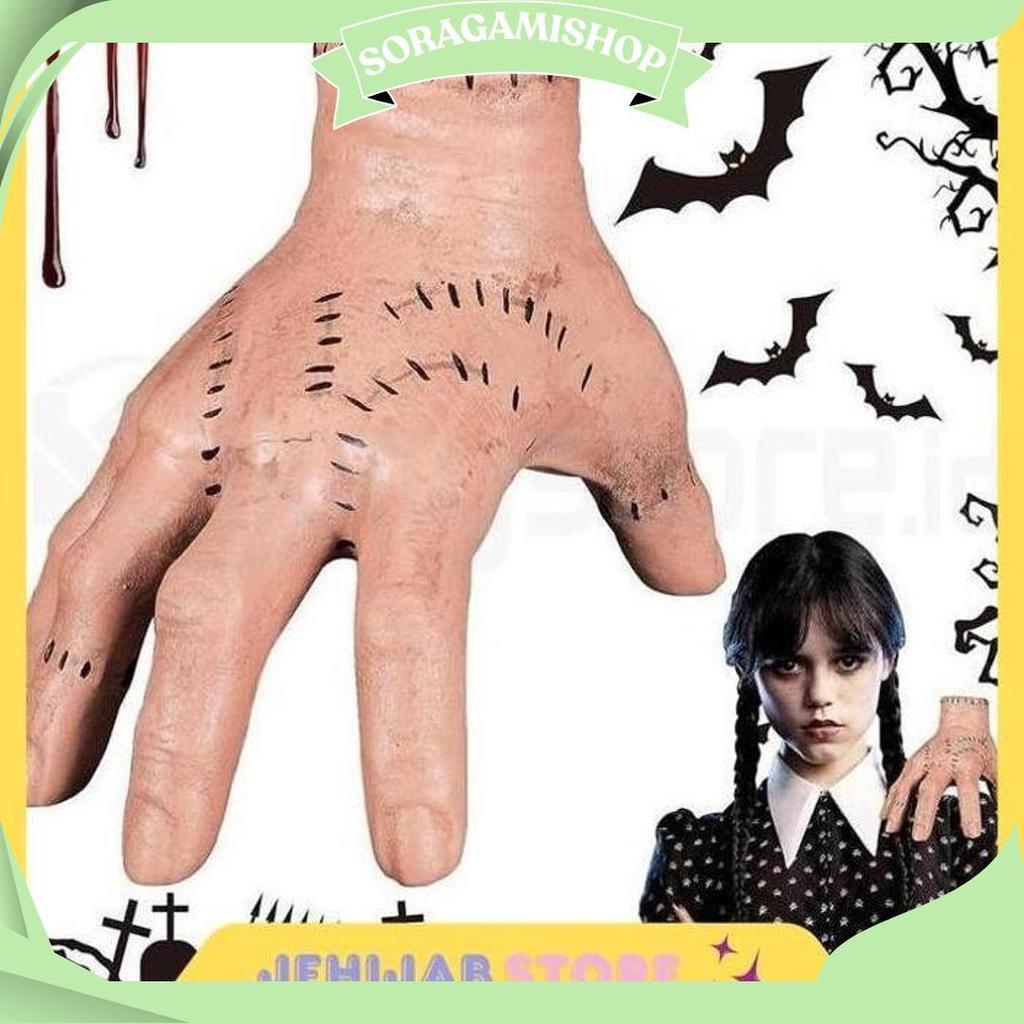 Wednesday Hand Tangan Palsu Addams Family Pesta Halloween Horror Prank By Jehijabstore Produk Terbai