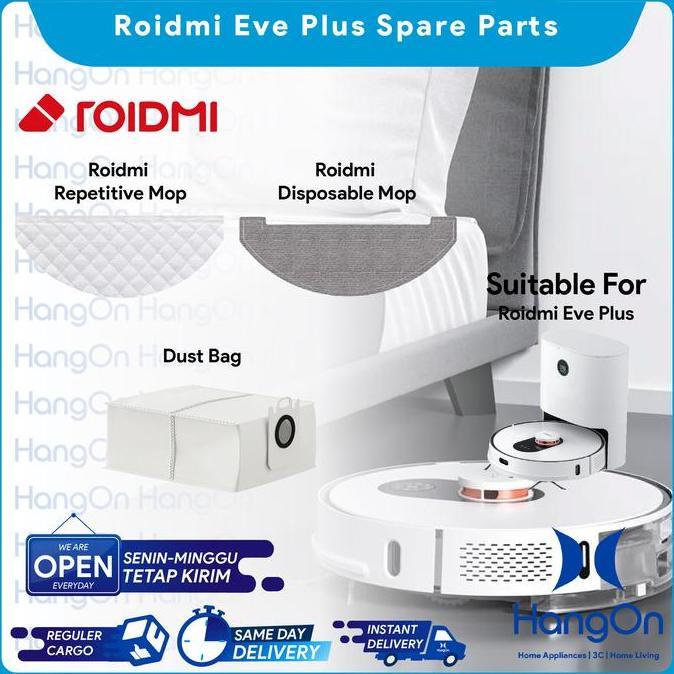 Roidmi Eve Plus Sparepart Replment Dust Bag Mop Brush