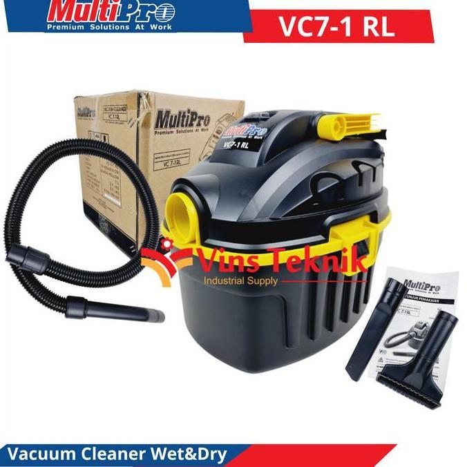 MULTIPRO VC7-1 RL Vacuum Cleaner Penghisap Debu Basah Dan Kering VC7 1 RL