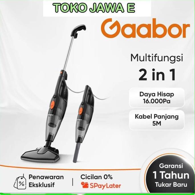 VACUM CLEANER GAABOR PENYEDOT DEBU MULTIFUNGSI 2 IN1 Low watt Kapasitas 1.5 Ltr