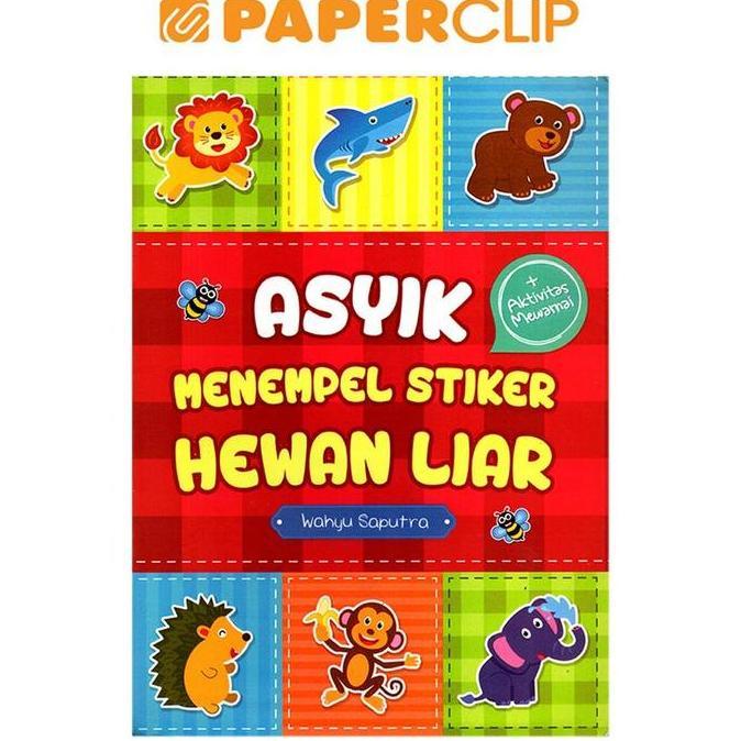 Asyik Menempel Stiker Hewan Liar