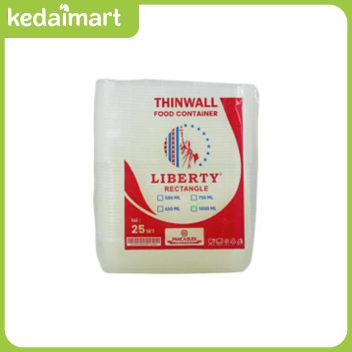 Liberty Thinwall Kotak 500 Ml Pack Isi 25
