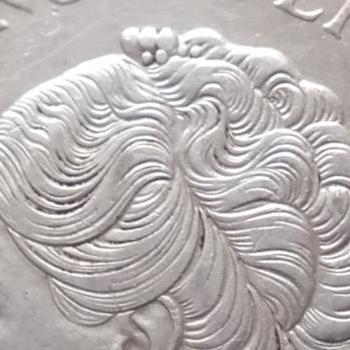 Koin Netherlands 2 1/2 Gulden Wilhelmina Rambut Kasar 1938 SMR