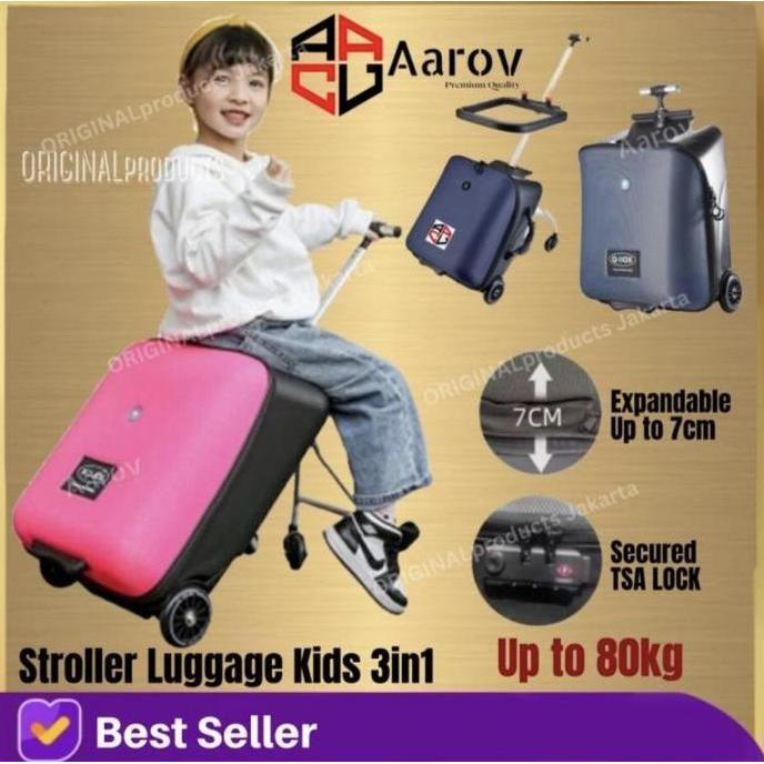 TERBARU Koper Duduk Anak Cabin Size Luggage Bag L Travel Stroller Eazy Kabin Tas Fashion BISA GOSEND