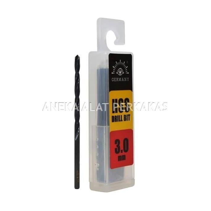 10 pcs Mata Bor Besi 3.5mm Merk Tjap Mata