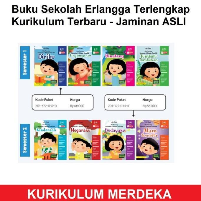 Buku Erlangga Aku Senang Bermain Belajar Tematik Kb Paud Kurikulum Merdeka