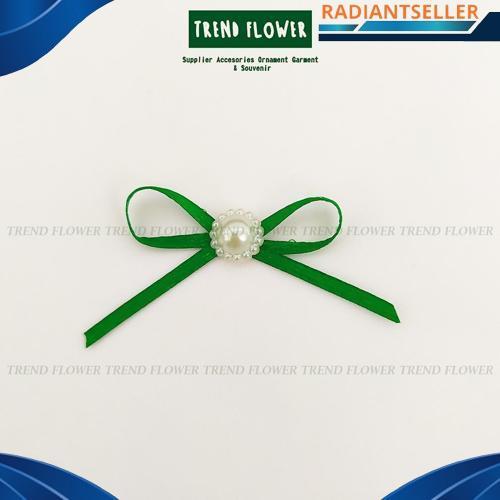 Gercep [PER LUSIN] Pita kecil Satin 1/8 inch plus monte kecil PER LUSIN pita hiasan souvenir hampers