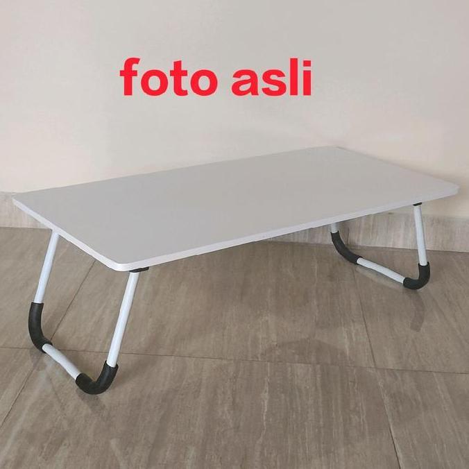 meja laptop lipat / meja belajar ukuran jumbo 80*40