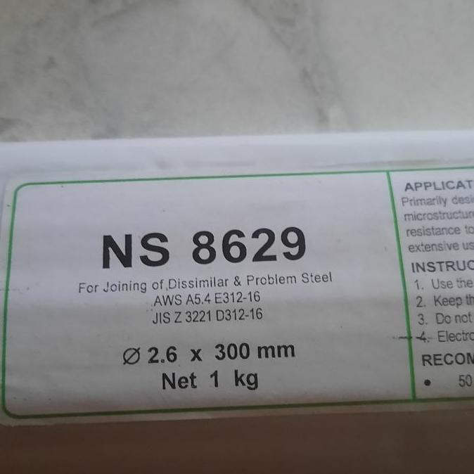 Promo Kawat Las Stainless Ns-8629 Nikko Steel 2.6Mm Cod