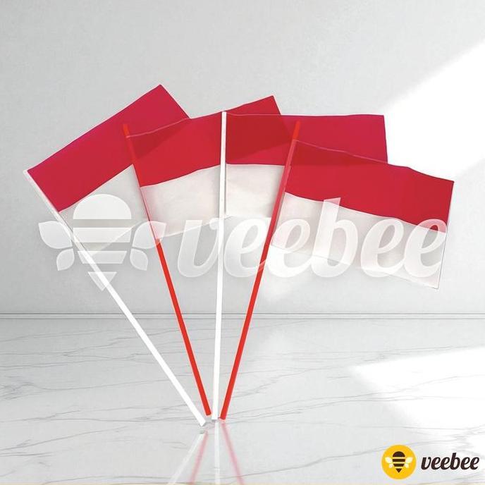 $$$$] Stik Bendera Plastik Tebal A. Pernak pernik agustus. Dekorasi agustus