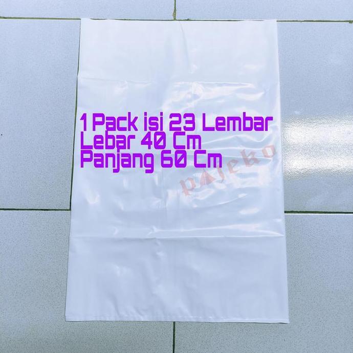 Kantong Plastik Sampah Putih Susu 40 X 60 Cm / Kantong Plastik Pe