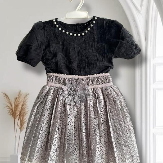 Promo Set Rok - Atasan Mutia + Rok tutu import premium anak perempuan usia 1-5 tahun Parsel COD