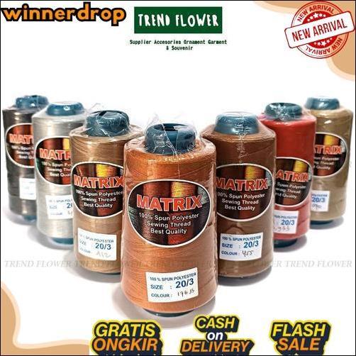 GROSIR Benang jahit 20/3 benang jahit tas jeans lebih tebal dan lebih kuat