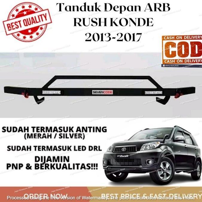 TANDUK TOWING DEPAN BELAKANG PELINDUNG BEMPER RUSH KONDE 2013-2017 ORIGINAL DAN TERPERCAYA