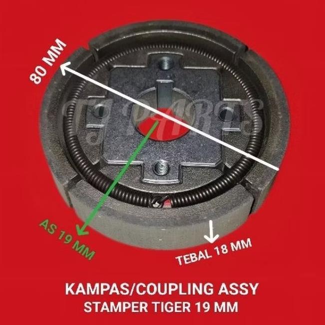 KampasPlatCoupling Assy Mesin Stamper KudaStamper Ter AS 19 MM