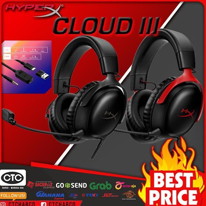 Headset Gaming HyperX Cloud III Wired Multiplatform Gaming Headset
