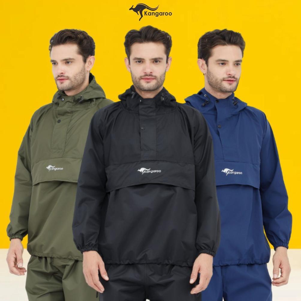 KANGAROO RAINCOAT jas hujan pria jas hujan wanita jas hujan pria tebal jas ujan dewasa jas hujan kan