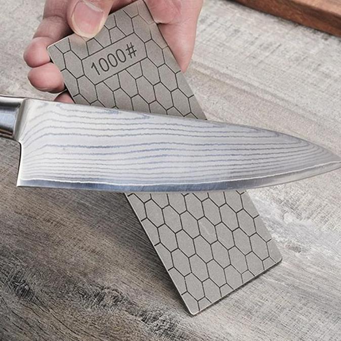 Asahan Pisau Batu Asah Dua Sisi Grit 400 1000