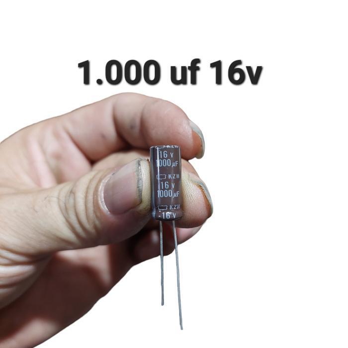 ( 1.000 uf 16v ) elko elco 16v1000uf  1000 uf micro mf mikro 16 v volt mikro 1000uf 1.000uf 16 v vol