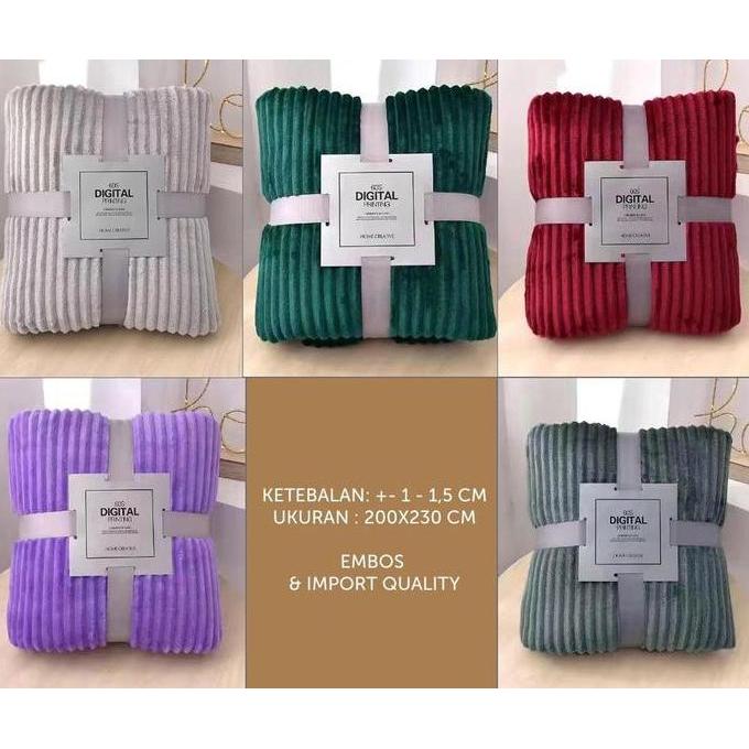 Selimut Polos Salur List Selimut Salur 230 X 200