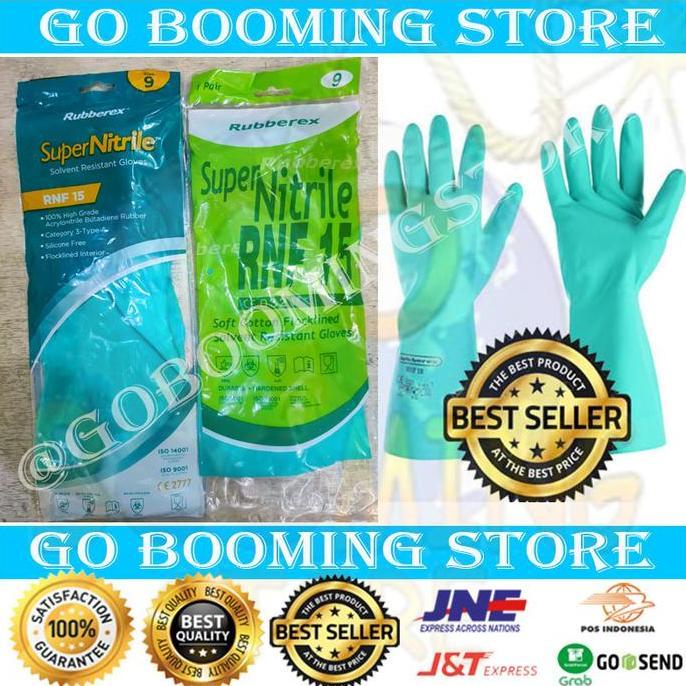 Sarung Tangan Karet Rubberex Super Nitrille Rnf 15/Supernitrille Rnf15