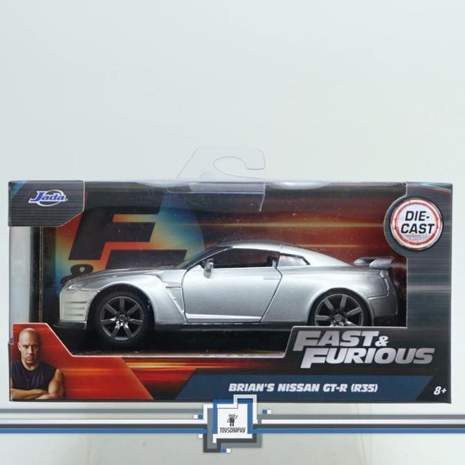 Jada Fast and Furious 1:32 Brian's Nissan GTR R35 Diecast 1/32 Die-cast GT-R