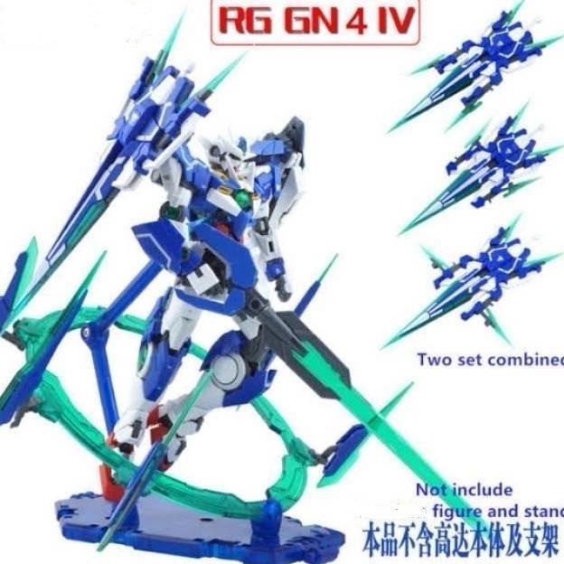 RG 1/144 Gundam 00 Qant Qan[t] Sword Full Saber + Water Decal + Ring